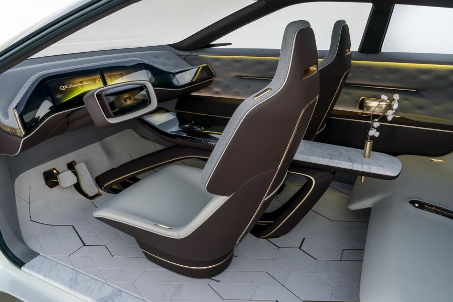 Интерьер Infiniti QX Inspiration 2019 года  (фото 101 из 159)